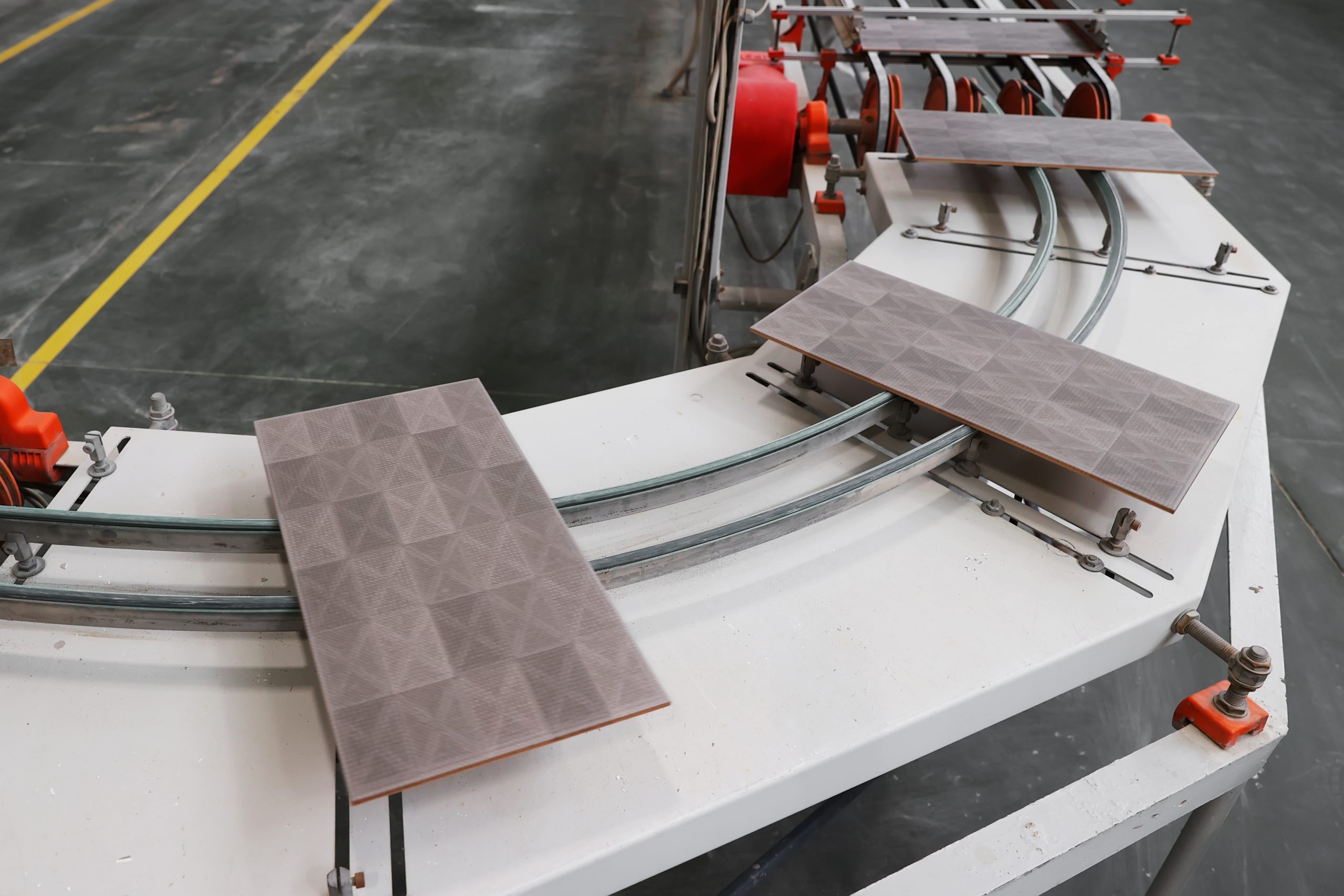 Ceramic tile production line factory scaled
