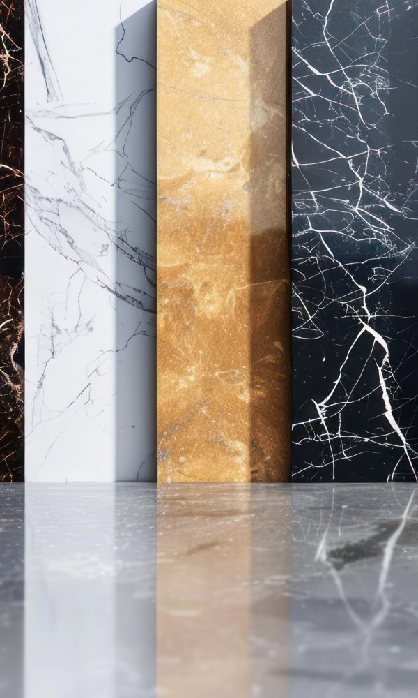 Row marble columns room 600x1000